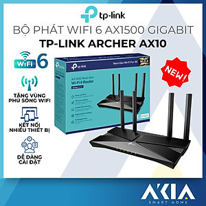 Bộ Phát Router Wifi TP-Link Archer AX10 Gigabit - Wifi 6 Chuẩn AX1500 - HÀNG CHÍNH HÃNG
