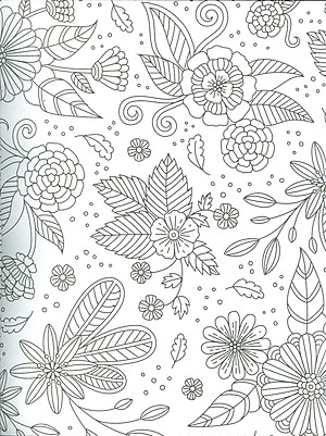 Sách Tô Màu Người Lớn - CÁC LOÀI HOA: Tô Màu Cho Cuộc Sống Bình Yên Và Thư Giãn (Adult Colouring Book - Flowers: Colouring For Peace And Relaxation)