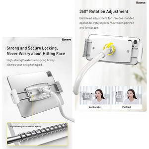 Bộ giá đỡ Baseus Otaku Life Rotary điện thoại và iPad - Hàng chính hãng