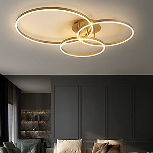 Đèn trần PAPE với 3 chế độ ánh sáng hiện đại trang trí nội thất sang trọng kèm điều khiển [ ẢNH THẬT 100% ].