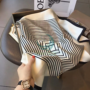 Khăn lụa quàng cổ áo sơ mi, công sở 70cm- Khăn bandana lụa vuông- Khăn choàng cổ size 70x70cm- CHỌN MẪU