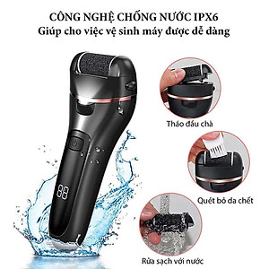 Máy Chà Gót Chân, Mài Gót Chân, Tẩy Da Chết Cao Cấp - Có Tích Điện, Tặng Kèm 3 Đầu Mài Thạch Anh 2 Chế Độ Mịn Da Quà Tặng Phụ Kiện 10 Món Cho Tiệm Nail Cá Nhân Nam Nữ Tại Nhà Văn Phòng - Giao Màu Ngẫu Nhiên