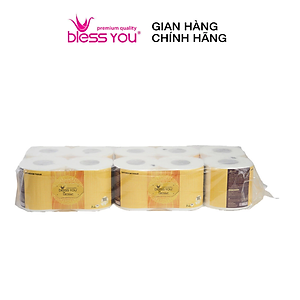 Combo 2 Lốc Giấy vệ sinh Bless You Lamour 2 (Lốc 10 cuộn)