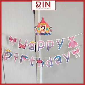 Dây cờ trang trí / Dây cờ treo Sinh nhật – Happy birthday dùng để trang trí nhiều mẫu