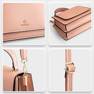 Túi Yuumy ( Thời trang nữ nắp gập phối quai xách size 20 - Túi đeo chéo da Seasand YN128 )