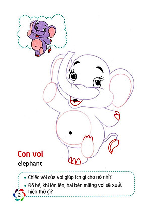 Sách Tập Tô Màu Và Nhận Biết Thế Giới Xung Quanh - Động Vật Hoang Dã