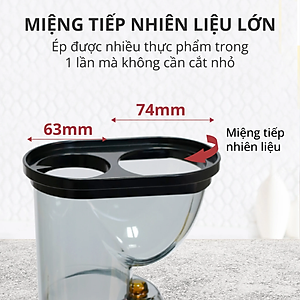 Máy Ép Trái Cây Mishio MK313 motor đồng máy nặng 5.2Kg - Hàng Chính Hãng