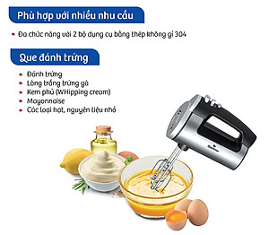 Máy Đánh Trứng Bluestone HMB-6333S (300W) - Hàng chính hãng