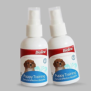 Chai Xịt Hướng Dẫn Chó Đi Vệ Sinh Đúng Chỗ Bioline 50ml - YonaPetshop