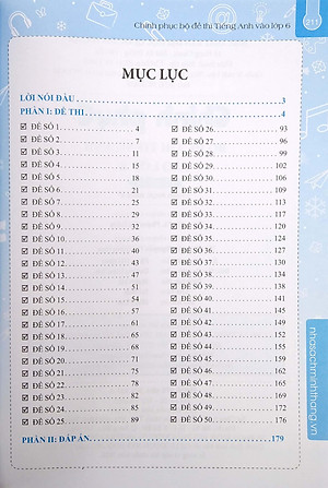 Chinh Phục Bộ Đề Thi Tiếng Anh Vào Lớp 6 (Tái Bản 2022)