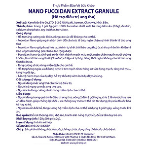 Thực Phẩm Chức Năng Nano Fucoidan Phòng Và Hỗ Trợ Điều Trị Ung Thư Kanehide Bio Nhật Bản(60 Gói)
