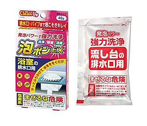 Gói bột tẩy rửa thông tắc đường ống vệ sinh đa năng  - Nội địa Nhật