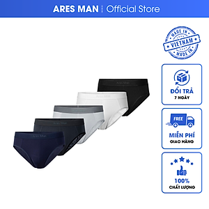 Combo quần lót nam, quần sịp nam chất thun lạnh kháng khuẩn co giãn 4 chiều phong cách nam tính - Ares Man