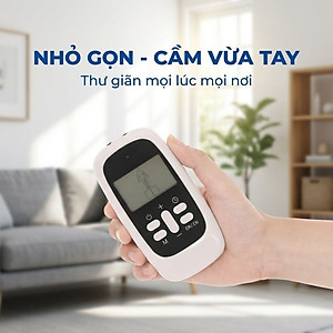 Máy Massage Xung Điện 4 Miếng Dán, 15 Mức Cường Độ, 8 Chế Độ, Giảm Đau Nhức, Tăng Cường Tuần Hoàn Máu Kachi MK46 - Hàng chính hãng