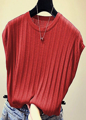 Áo len nữ ngắn tay trơn cổ tròn nhiều màu Haint Boutique Al15