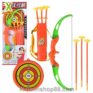 Đồ Chơi Bắn Cung Bằng Nhựa Dành Cho Trẻ Em V.2, Đồ Chơi Vận Động Cho Trẻ