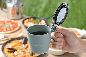 Combo 03 Cốc súp uống nước có nắp Inomata - Nội địa Nhật Bản