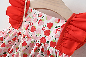 Set đầm xòe bé gái kèm túi đeo chéo xinh xắn, đầm đi biển mùa hè cho bé từ 9-18kg - váy cho bé dễ thương (SD-3759G)