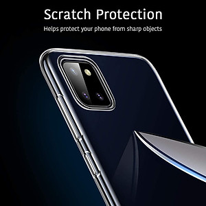 Ốp lưng dẻo silicon cho Samsung Galaxy Note 10 Lite hiệu HOTCASE Ultra Thin (siêu mỏng 0.6mm, chống trầy, chống bụi) - Hàng nhập khẩu