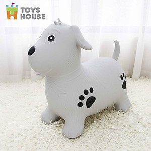 Thú nhún trẻ em cao cấp Toyshouse PA1012 - Tiêu chuẩn Xuất khẩu Mỹ (ASTM) và Châu Âu (EN71)- Đồ chơi vận động cho bé từ 8 tháng