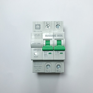 Aptomat thông minh - ĐIỀU KHIỂN TỪ XA - Đo điện năng - Hunonic Notec 40A 63A 80A - Công nghệ 4.0