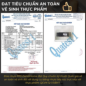 Đũa nhựa PPS sợi thủy tinh DandiHome kết hợp Inox 304 DandiHome cao cấp, chống trượt, chống nấm mốc