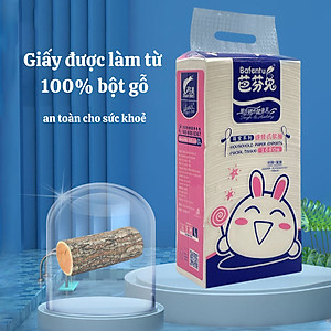 Bịch Khăn Giấy Rút 1680 Tờ 4 Lớp Treo Tường Bafentu Nội Địa Trung Cỡ Lớn Tiện Dụng