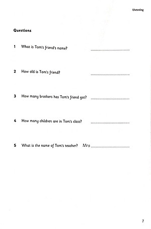 Cambridge English Starters 1 for Revised Exam from 2018 Student's Book