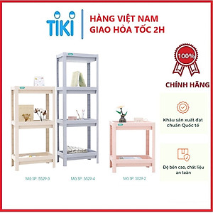Kệ chữ nhật để đồ đa năng Osaka HOKORI 2 tầng nhựa VIỆT NHẬT cao cấp - Đựng đồ phòng tắm, gia vị, úp chén bát - Hàng chính hãng