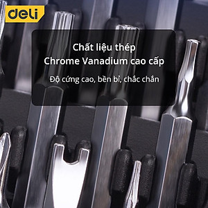 Bộ Tua Vít Sửa Chữa Đa Chức Năng Deli 33 Món Cao Cấp - Chất Liệu Siêu Bền, Thiết Kế Gọn Nhẹ Tinh Tế - DL1033D