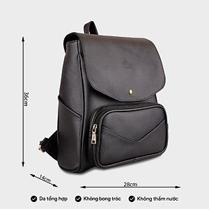 Balo Lata ( Thời trang nữ tiện lợi cỡ lớn - Balo da BAL37 )