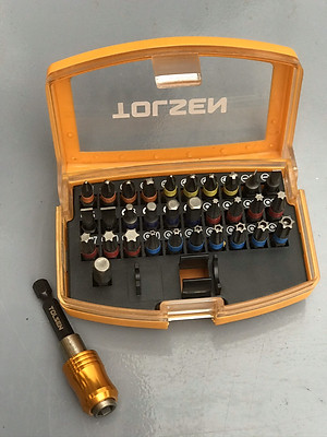 Bộ mũi 38 chi tiết siêu cứng cùng đầu chuyển lắp máy chính hãng Tolsen 20370