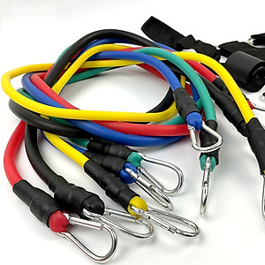 Dây Đàn Hồi Tập Gym+ Tặng Kèm 1 Bộ Dây Tập Thể Lực 5 Màu - Bộ 11 Dây Kéo Tập Thể Dục, Dây Cao Su Tập Gym, Dây Đàn Hồi Tập Thể Hình, Dây Đàn Hồi Tập Gym, Bộ Dây Tập Thể Lực 11 Món