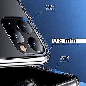 Ốp lưng cho iPhone 12 Pro Max (6.7) hiệu Likgus Hybrid Tpu Pc trong suốt (không ố màu) - Hàng nhập khẩu