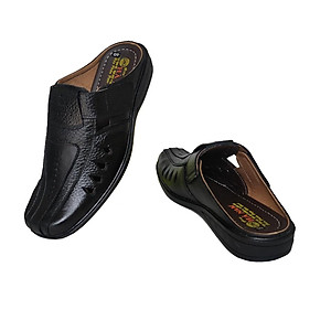 Dép Bít Mũi Nam HÀ NAM Da Bò Thật Cao Cấp GSB20128