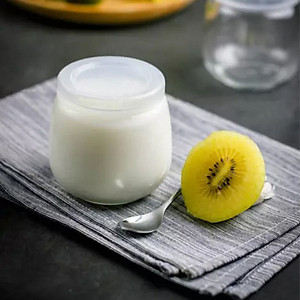 Hũ thủy tinh làm sữa chua 200ml dáng béo bụng , hũ thủy tinh đựng hương liệu, mật ong, làm sữa chua
