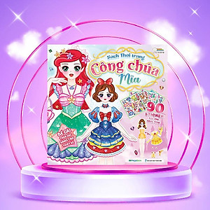 Sách thời trang Công chúa - Sách bóc dán sticker cho bé gái