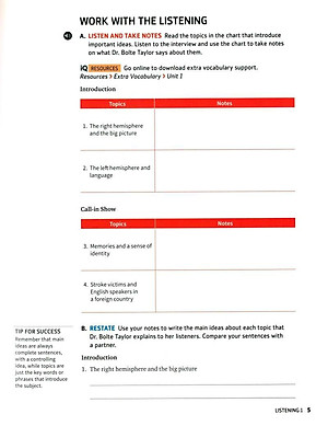 Q: Skills For Success: Level 5: Listening And Speaking Student Book With iQ Online Practice - 3rd Edition