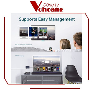 Bộ Chia Tín Hiệu Thông Minh TP-Link SG108E 8 Cổng Gigabit Tốc Độ Cao - Hàng Chính Hãng