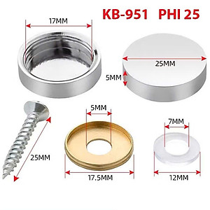 Chụp Đầu Vít Inox 304 Nhiều Kích Thước KB-951