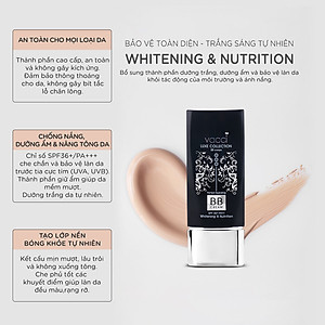 Kem BB VACCI - Che Khuyết Điểm - Lớp Nền Hoàn Chỉnh - Nâng Tone Da SPF36+PA++