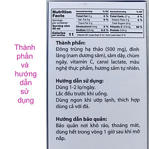 Thực phẩm chức năng - Tăng lực nhanh - Đông trùng hạ thảo Hector Sâm (Combo 2 hộp 20 chai) Dạng Nước, Uống Trực Tiếp, Tăng Cường Sinh Lý Nam Nữ, Phục Hồi Sức Khỏe, Nam, Nữ, Người Lớn Tuổi Đều Dùng Được (50ml/chai)