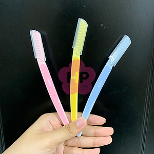 Dao Cạo Lông Mày Cán Dài Kai Pretty 01628-GA0053 (Set 3 cây)