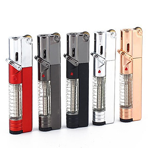 Vỏ Hột Quẹt Bật Lửa Khò 1 Tia Aomai AM7108 Nhỏ Gọn Tiện Lợi Đẹp Độc Lạ - Dùng Gas Cao Cấp