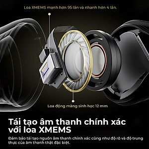 Tai nghe True Wireless SoundPEATS Capsule 3 Pro+ Loa kép xMEMS LDAC Bluetooth 5.3 - Hàng Chính Hãng