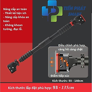 Xà đơn treo tường, gắn cửa 2021 điều chỉnh 72cm-110cm và 93cm-140cm nặng 2kg, 2.8kg -Mẫu TG02