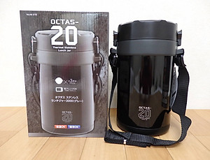 Cà men giữ nhiệt đa năng Pearl Metal Octas - Hàng nội địa Nhật Bản |#hàng nhập khẩu chính hãng|