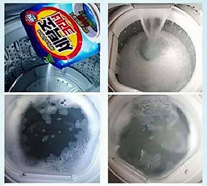 Gói bột tẩy vệ sinh lồng máy giặt Sandokkaebi 450g Hàn Quốc - Nhập khẩu chính hãng