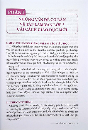 207 Đề Và Bài Văn Hay Lớp 3 (Theo Chương Trình GDPT Mới - Dùng Chung Cho 3 Bộ Sách)