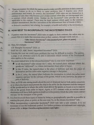  Incoterms 2020 - Quy tắc của ICC về sử dụng các điều kiện thương mại quốc tế và nội địa (Song ngữ Anh - Việt)